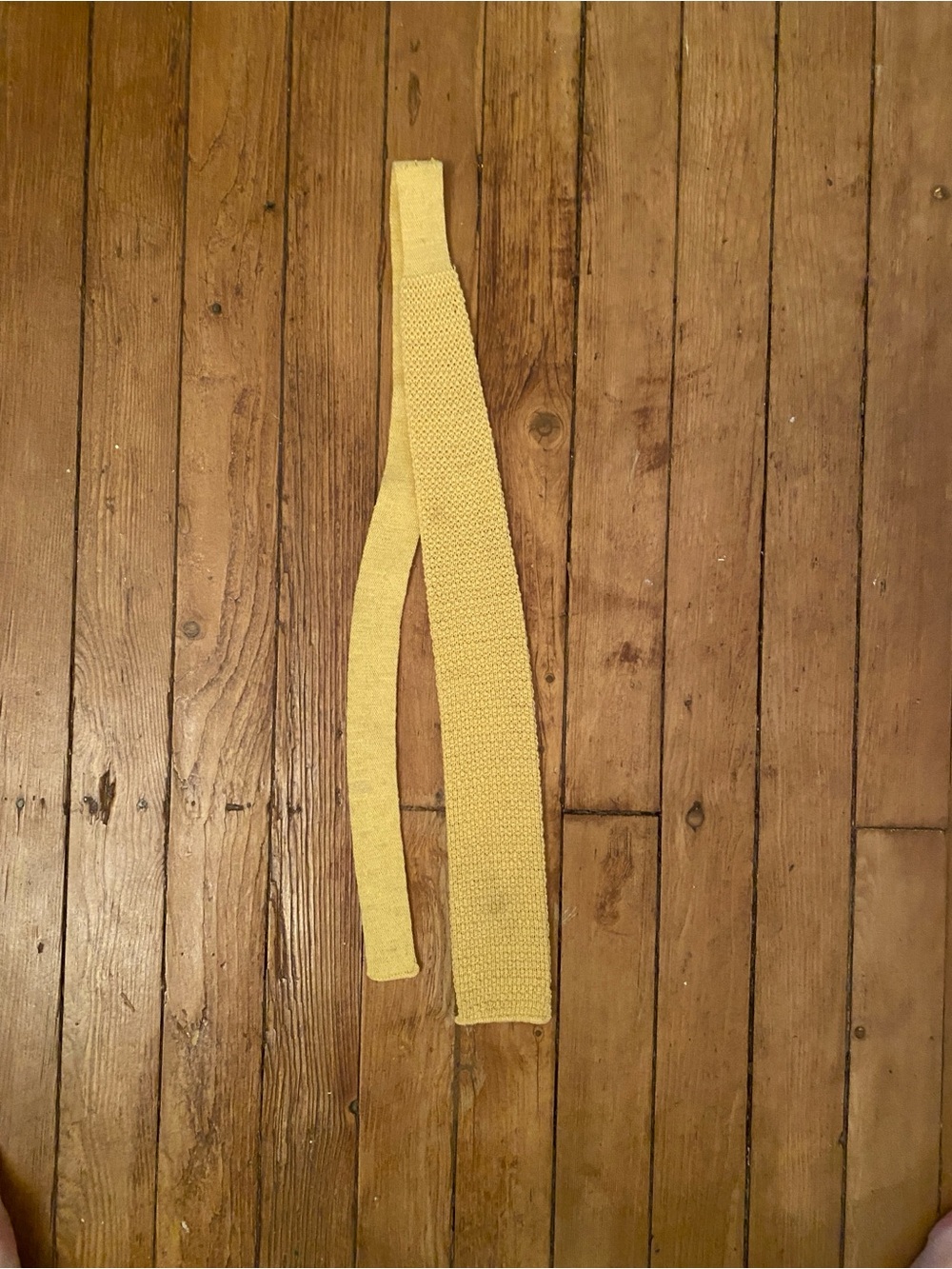 Vintage mohair and wool rooster knit tie